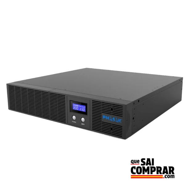 SAI Phasak Protekt 3060VA modelo PH 7530 en formato Rack 19” con tecnología interactiva senoidal pura.