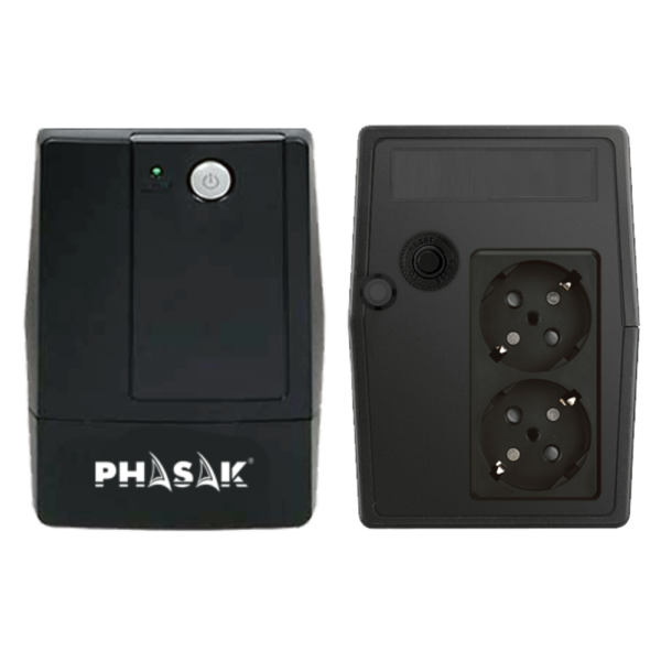 Phasak PH9406 - Sistema de alimentación ininterrumpida (600 VA)