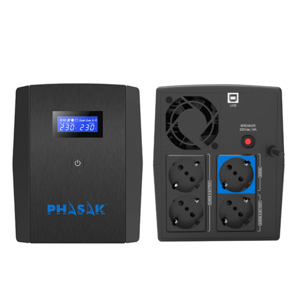 Serie Sirius PHASAK PH 7312 SAI UPS Interactivo