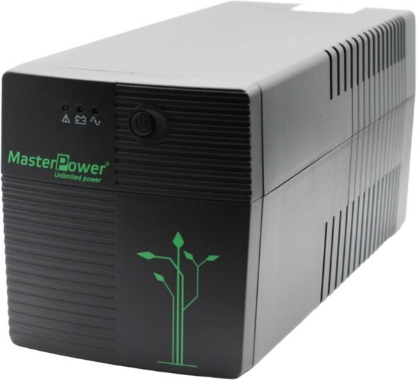 UPS Master Power 1300VA con panel frontal e indicadores LED de estado.