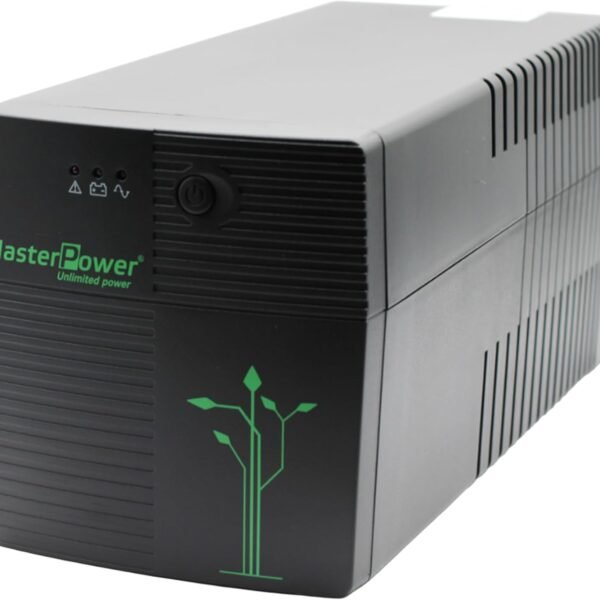 UPS Master Power 1300VA con panel frontal e indicadores LED de estado.