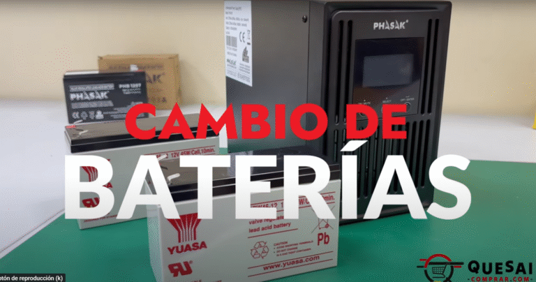 [VIDEO] Cómo cambiar la batería de un SAI paso a paso (YUASA para PHASAK)